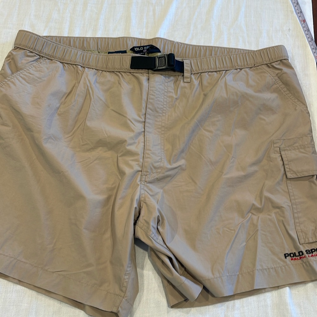 B17 Vintage 90s Large Polo Sport Ralph Lauren 7” Water Repellent Hiking Shorts